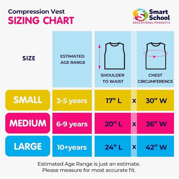 New! Smart School Sensory Compression Vest - Picture 9 of 9